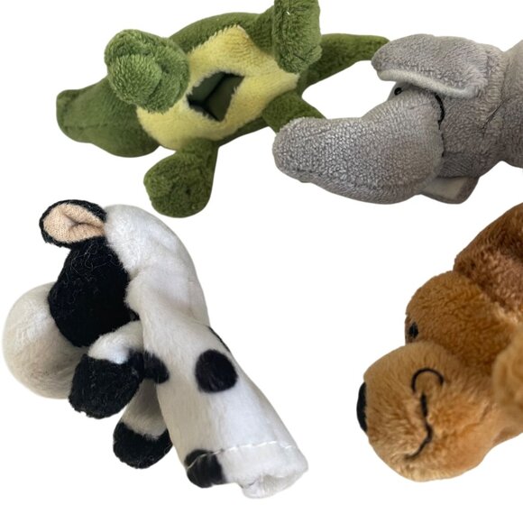 Lot Of 5 Small Plush Finger Puppeta Russ Ty Beanie Baby Style Collectibles Koala - Picture 11 of 14